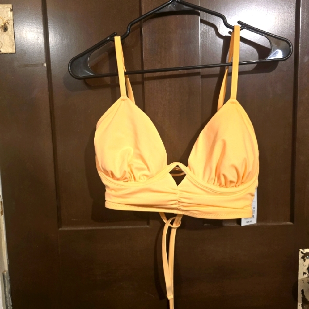 NWT Cute adorable yellow bikini tops